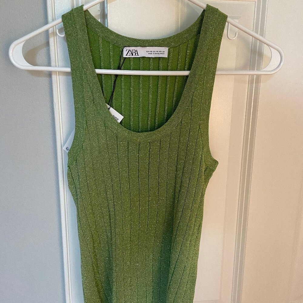 Zara Metallic Thread Tank